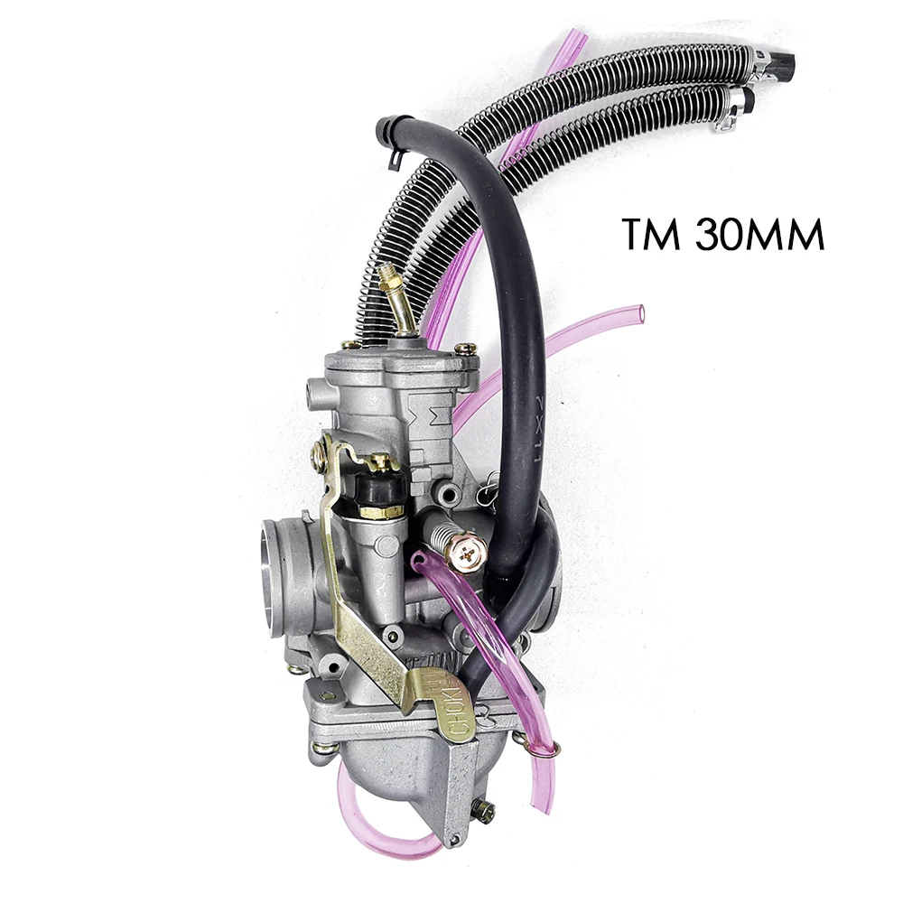 Carburetor 50-650cc Carburador Vergaser TM24 TM28 TM30 TM34 TM32 TM38 Flat Slide Spigot for MIKUNI 2/4-Stroke Engine: Dark Grey