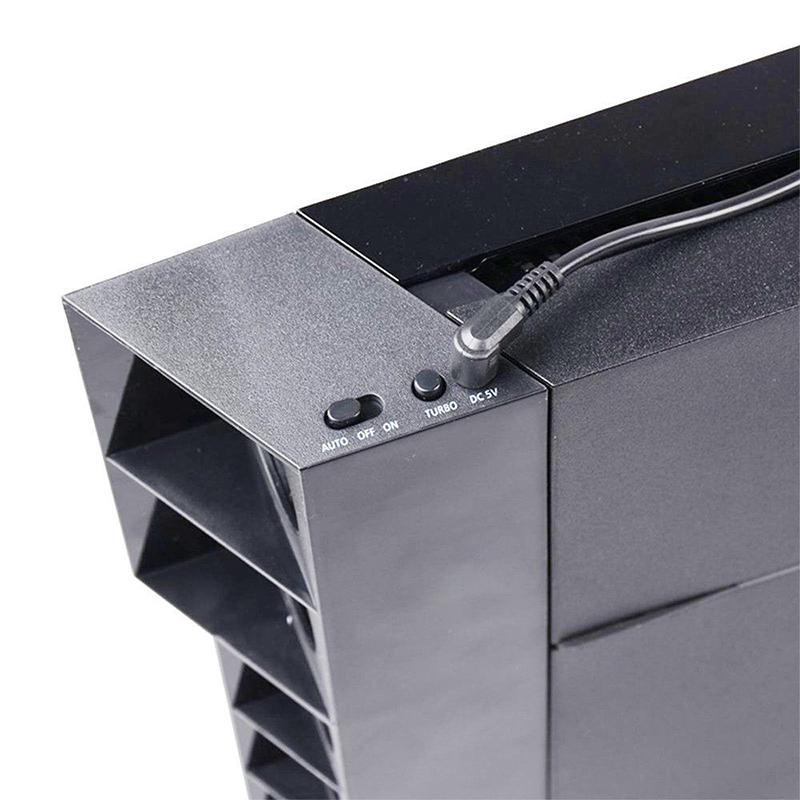 HobbyLane for PS4 5-Fan Cooling External Turbo Temperature Control Cooler