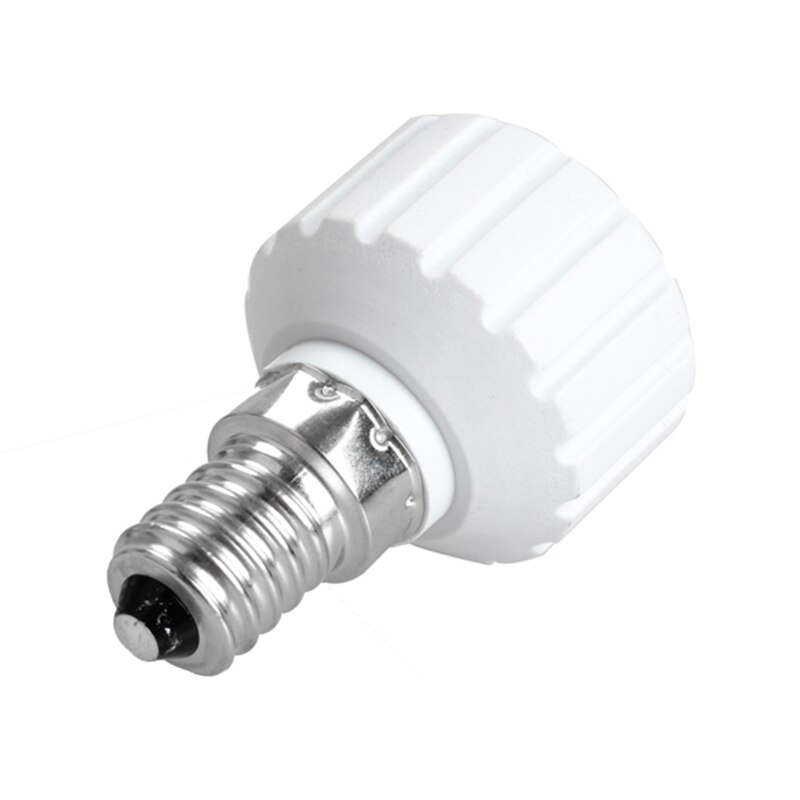 Fireproof Plastic Converter E14 to GU10 Adapter Conversion Socket Material Socket Light Bulb Adapter Lamp Holder