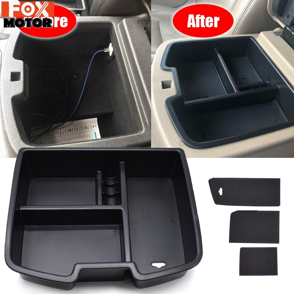 Center Console Organizer Armrest Storage Box for Chevrolet Avalanche 2007 - Suburban 1500 Suburban 2500 Tahoe GMC Yukon