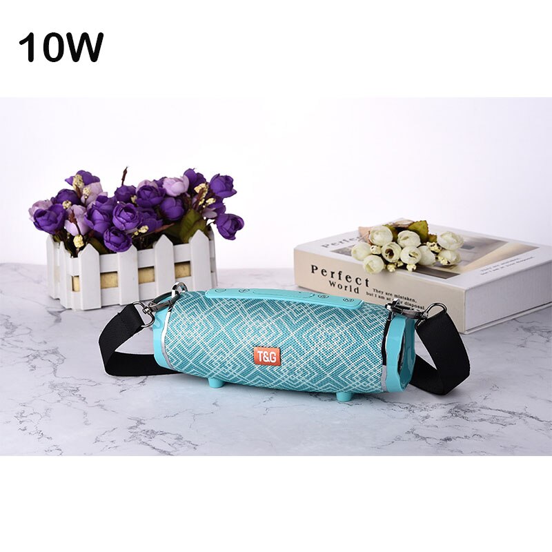 Tg118 caixa de som portátil bluetooth 40w, alto falante, portátil, para computadores, players de música, com rádio fm tf aux aux: TG145C green