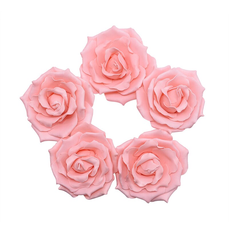 Roses artificielles en mousse 10cm 10 pièces | Têtes de fleurs artificielles pour Bouquet de mariage, couronne décorative pour la maison, décoration en boule bricolage pour mariage: F10