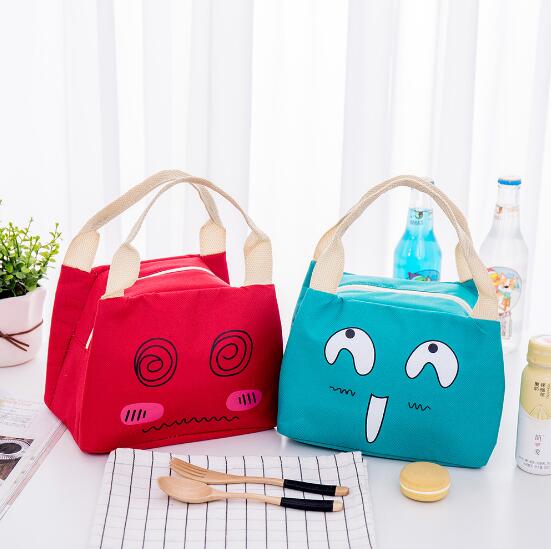 Saco de isolamento grosso portátil, bolsa pequena para refrigerar alimentos, à prova d'água, caixa de gelo