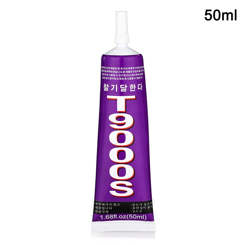 T9000 Transparent Adhesive Multi-Purpose Glue Paste Suitable for Cell Phone Glass Wooden Jewelery Paper Ceramics Wood UY8: 1.7 fl oz