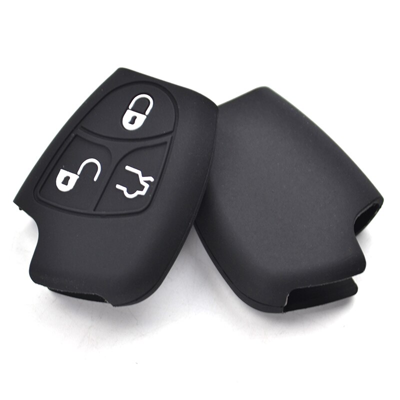 Silicone Car Remote Key Fob Shell Cover Case For Mercedes CL55 CL600 CLK350 C230 CL500 CL65 S430 S500 S600 SL500 SLK55 CLK55