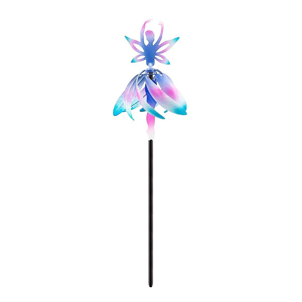Fairy Ballerina Wind Spinner Windmill Garden Wind Spinner Metal Garden Balcony Patio Decoration Windmill Decoration