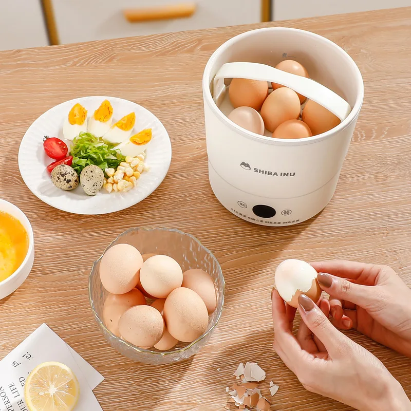 Multifunctional Egg Steamer Home Use Automatic Power Interruption Mini Egg Boiler Heart Leakage Egg Spa Egg Breakfast Machine