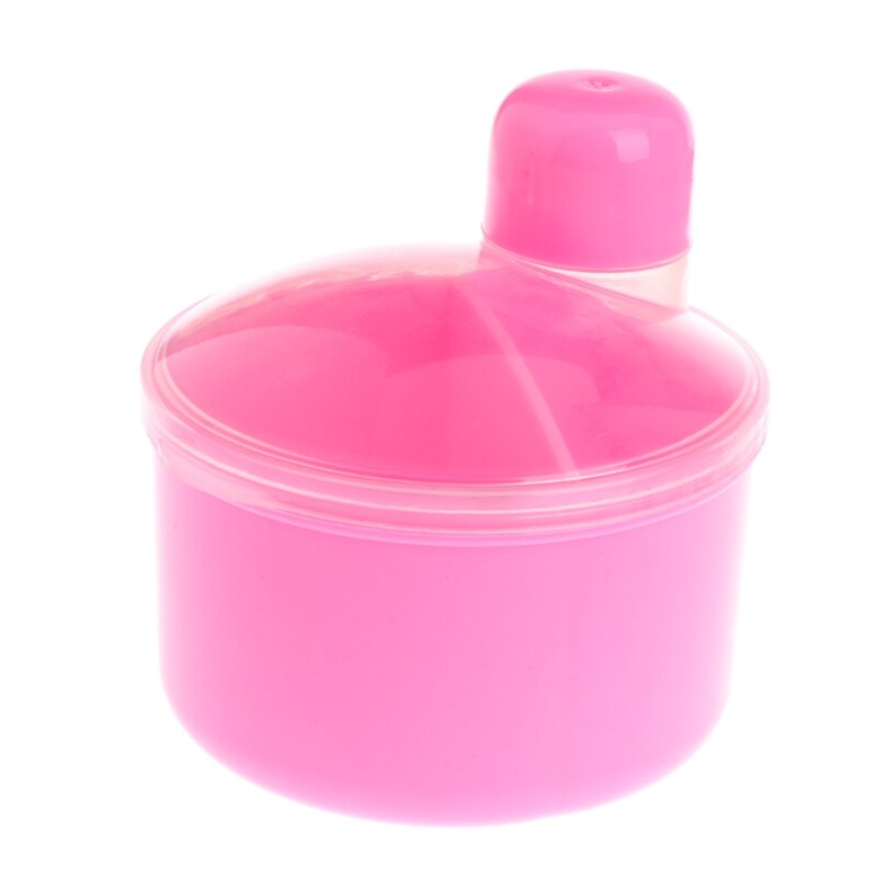 Portable Baby Milk Powder Formula Dispenser Mini Container Storage Feeding Box: Pink