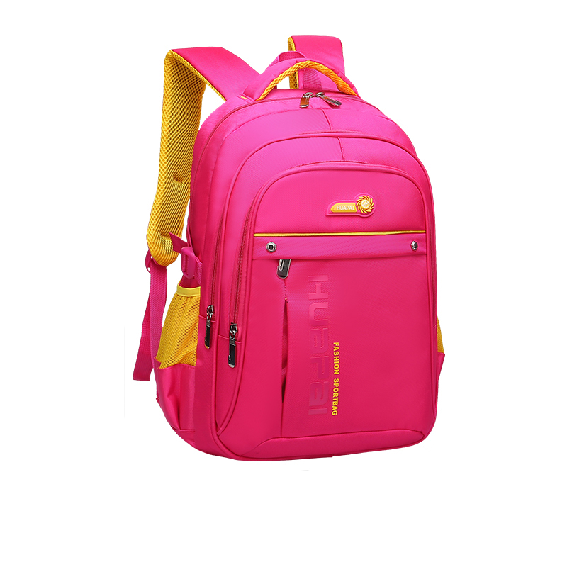 kinder Schule Taschen für Jugendliche Jungen Mädchen Große Kapazität Wasserdichte Grundschule Rucksäcke Mochila Kinder Buch Satchel: Red large
