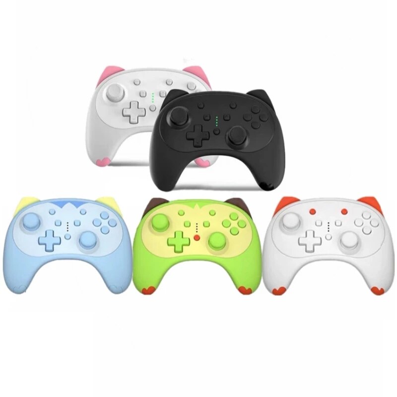 Switch Pro Controller For Nintendo Switch / Switch Lite, Cute Cartoon Cat Cartoon Kitten Wireless Controller Gamepad