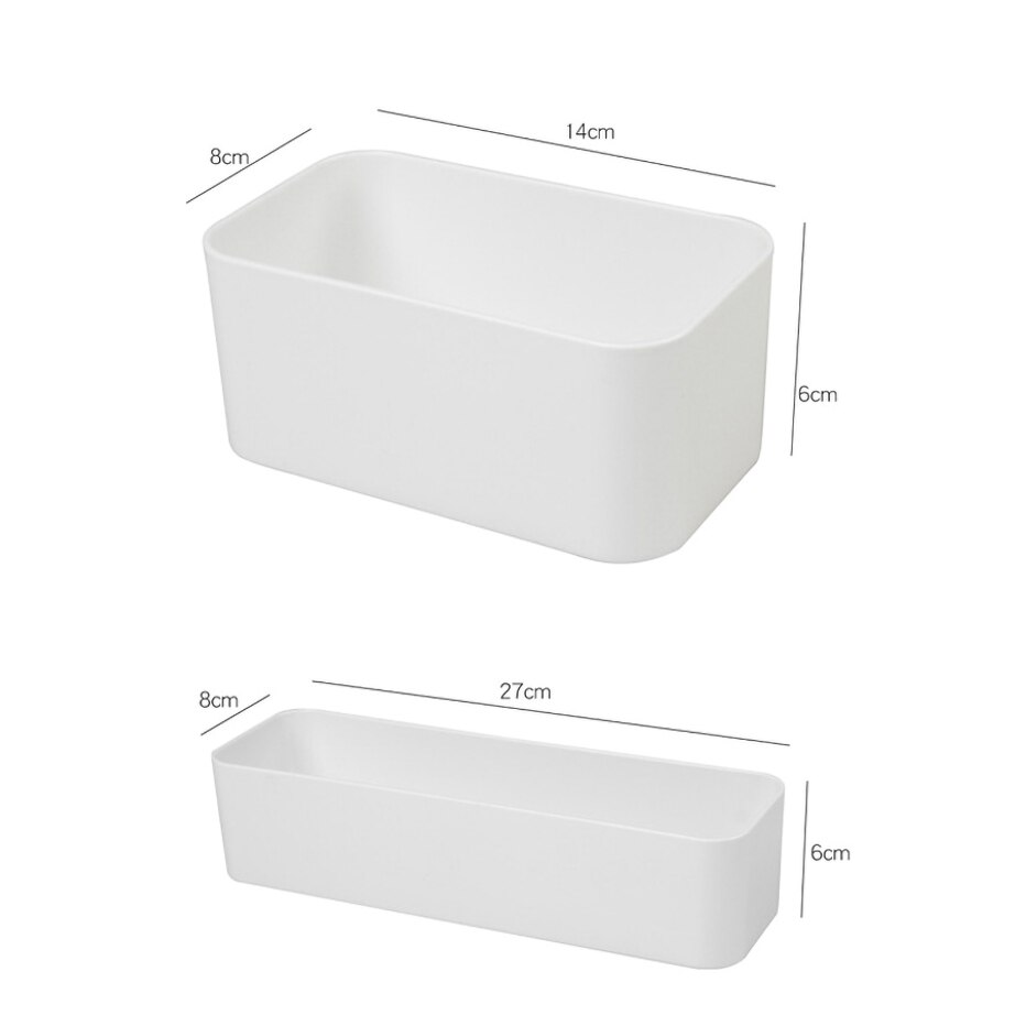 Mounted Wall Storage Box Cosmetic Rack Makeup Bathroom Remote Holder Control Hanger Organizer Storage Decor Bathroom Accessorie