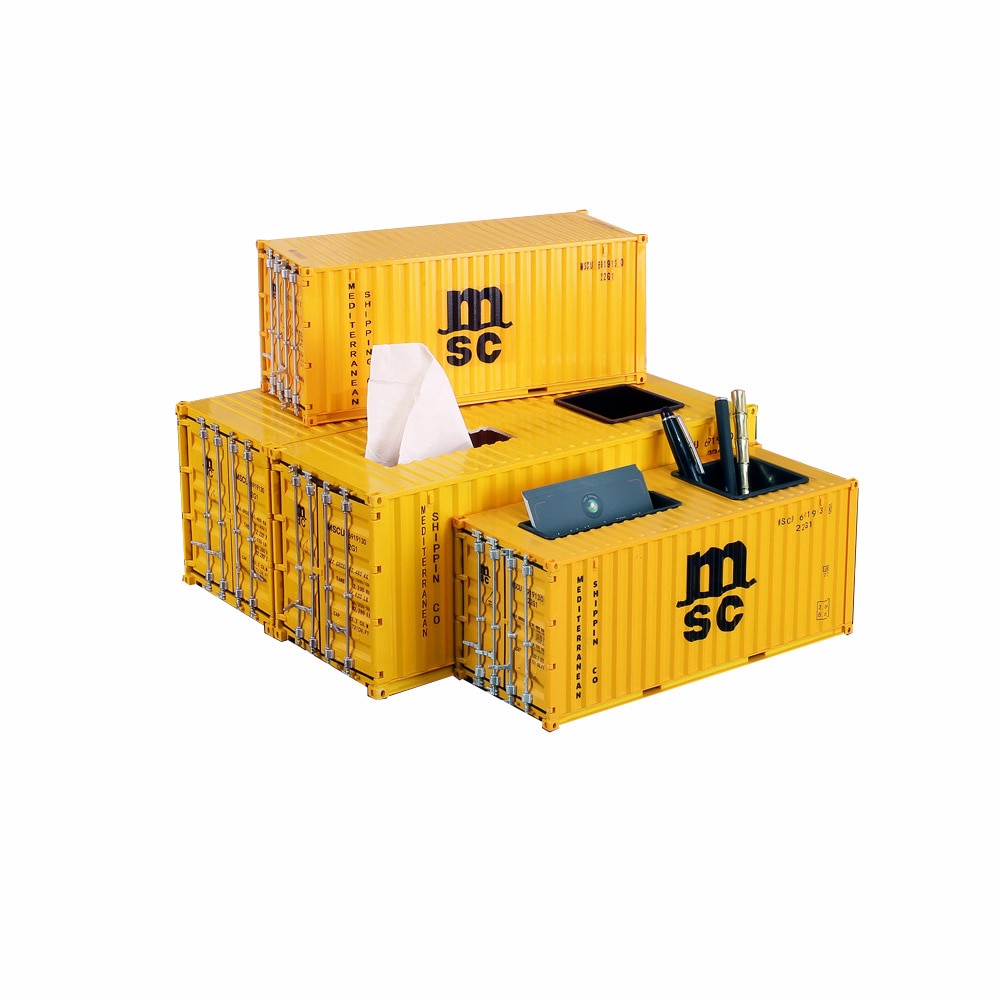 1:20 Model Mediterrane Container Pen Container Tekening Papier Visitekaartje Doos Relatiegeschenken