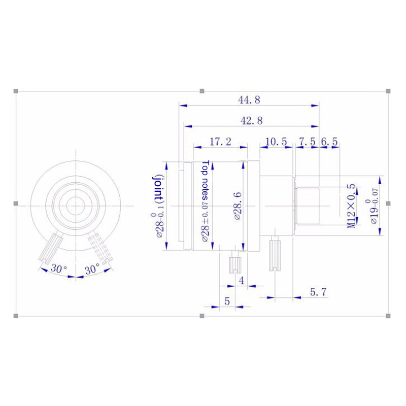 Obiettivo Varifocal M12 2.8-12mm Per CCTV – Jopkiuyedy HD 3.0MP Con Apertura F1.4 E Messa A Fuoco Manuale, Perfetto Per Telecamere IR