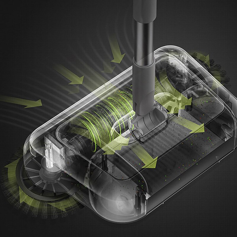 ONEUP Stainless Steel Sweeper Mop All-in-one Cleaning Mop Hand Push Without Dead Corner Sweeping Machine Household Cleaning Tool