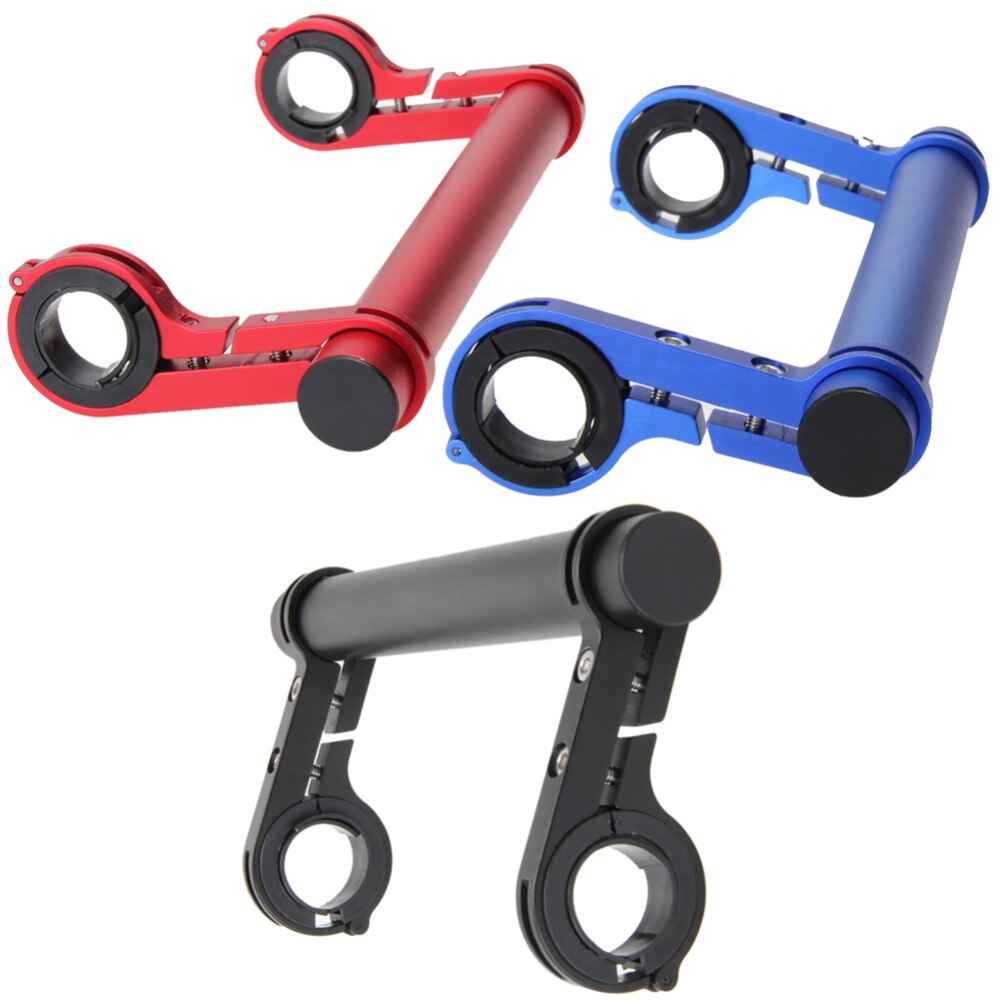 Extensor de manillar de bicicleta de aleación de aluminio de 20CM, soporte de luz delantera para bicicleta de montaña, lámpara, accesorios para linterna