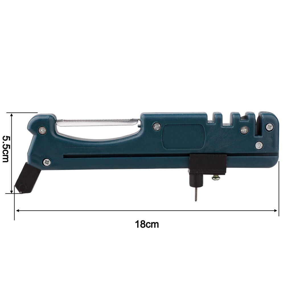 Multifunction Glass Tile Cutter Carbon Atoms Blades Ceramic Plastic Cutting Tool Multifunction Tile plastic cutter: Brown