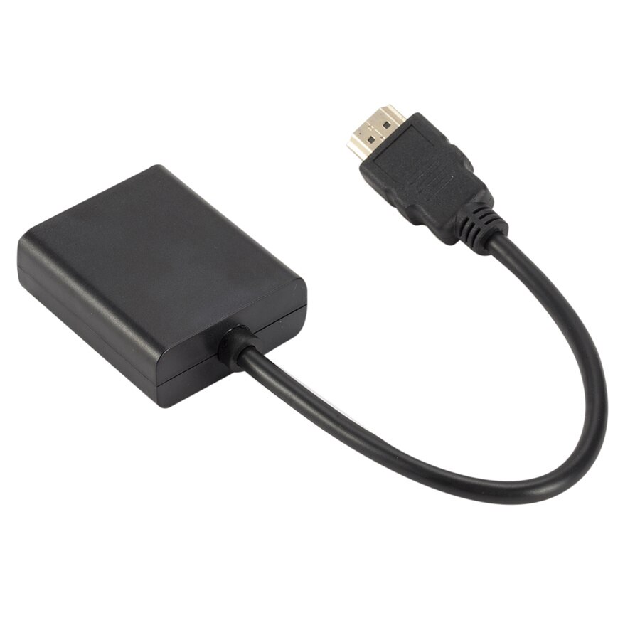 HDMI to VGA Adapter Cable Male To Female HDMI TO VGA Converter Adapter 1080P Digital to Analog Video Audio For Tablet