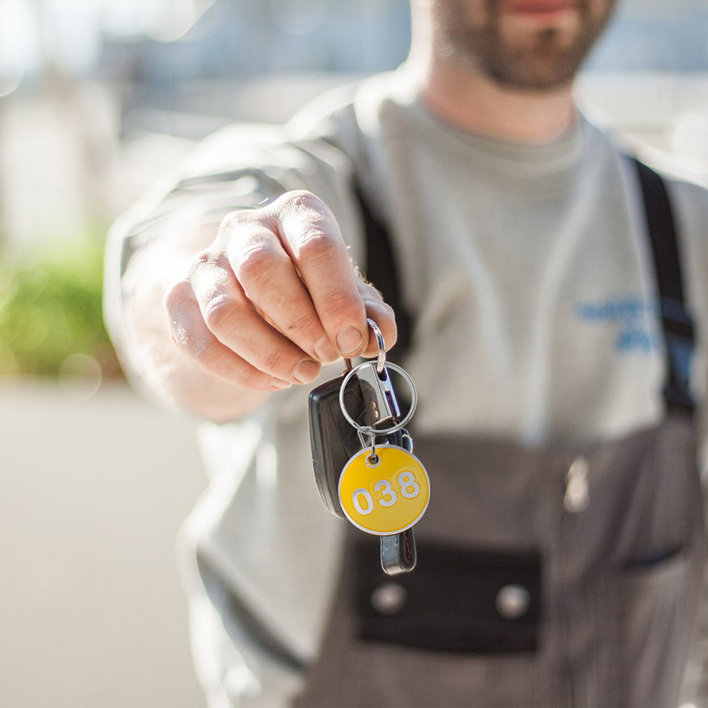 1 Set Aluminium Opslag Tags Metal Nummers Platen B... – Vicedeal