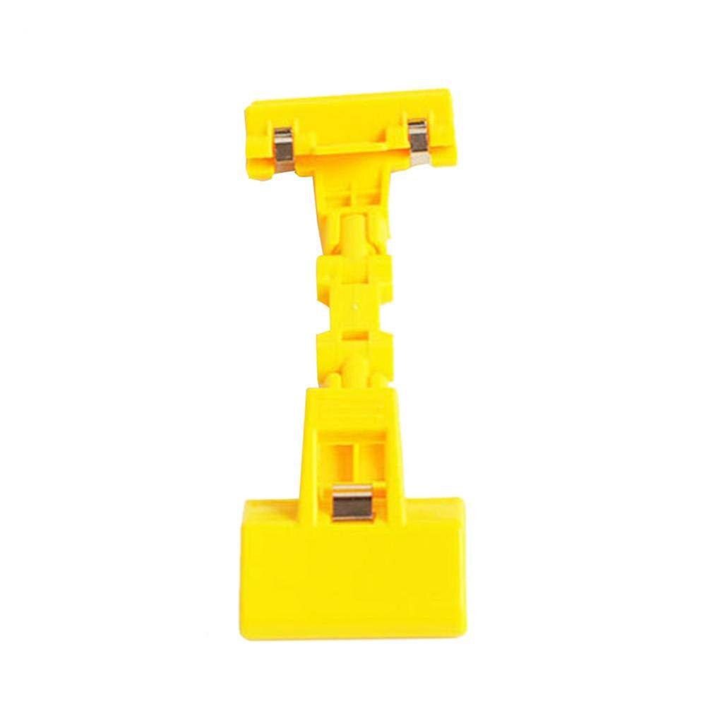 XRHYY Plastic Draaibare Teken Clips POP Teken Houder Reclame Merchandise Display Teken Clip Draaibare POP Clip Stand Houder