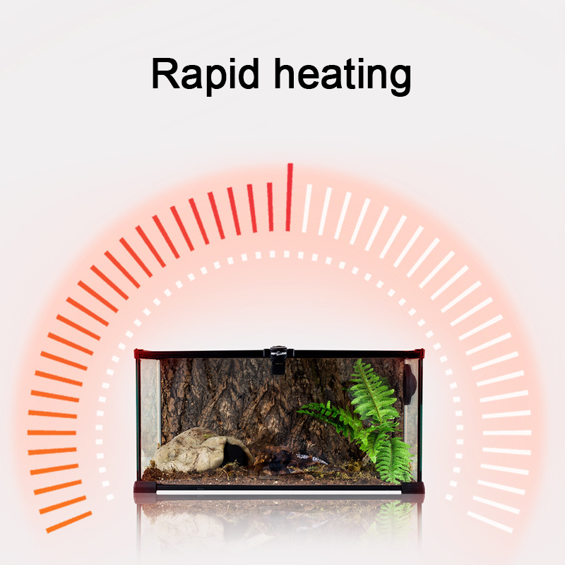 1Pc Fish Tank Heating Mat EU Plug Low Temperature Waterproof Moisture-proof Adjusting Temperature 0-50℃ For Turtles Snakes