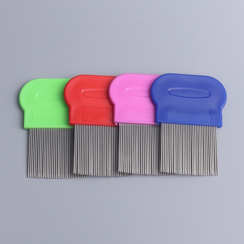 Pet Grate Combs Long Needle Shellfish Flea Stainless Steel Remove Lice Comb For Cats And Dogs Supplies Para Perro: Sets