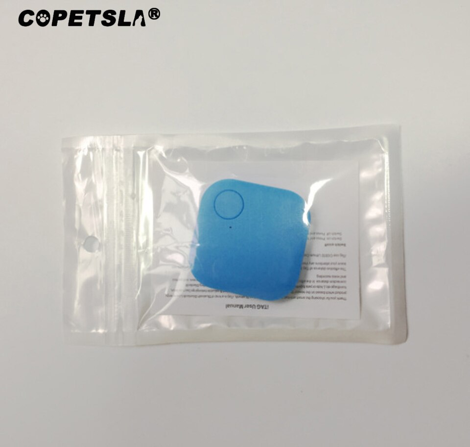 Copetsla 1 sztuk Pet inteligentny lokalizator Bluetooth pies GPS kamera lokalizator pies przenośny Alarm Tracker dla brelok etui wisiorek: Blue B with battery
