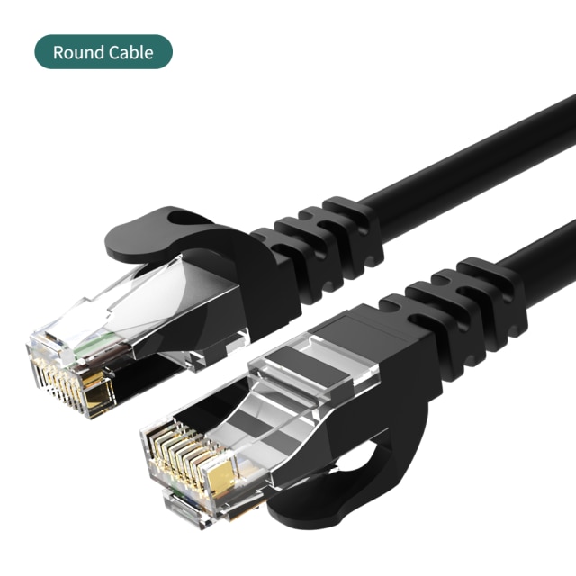 Cavo Ethernet Cat6 cavo Lan UTP 1000Mnbps cavo di rete RJ45 20m 25m cavo Patch per Computer portatile Router cavo Internet RJ45: Round Cable CAT6 / 3m