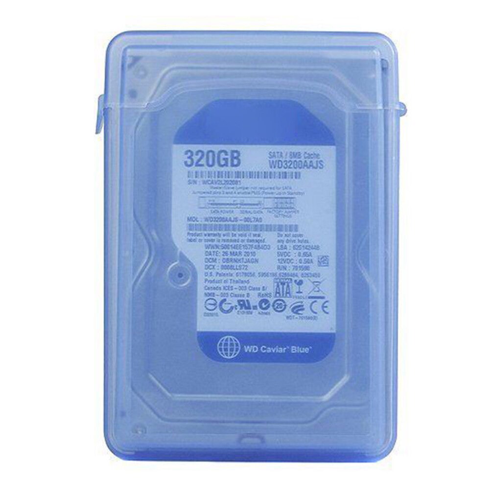 Dustproof 3.5In Dustproof Protection for SATA IDE HDD Hard Disk Drive Storage Case Multifunction Cable Earphone Headset Box Bag