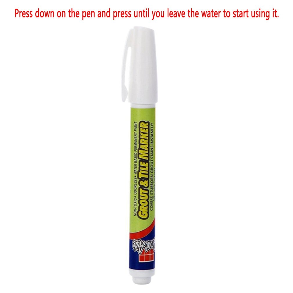 Tile Repair Pen Refill Wall Gap Grout Refresher Marker Odorless Non Toxic For Tiles Floor Kitchen Bathroom Cleaner