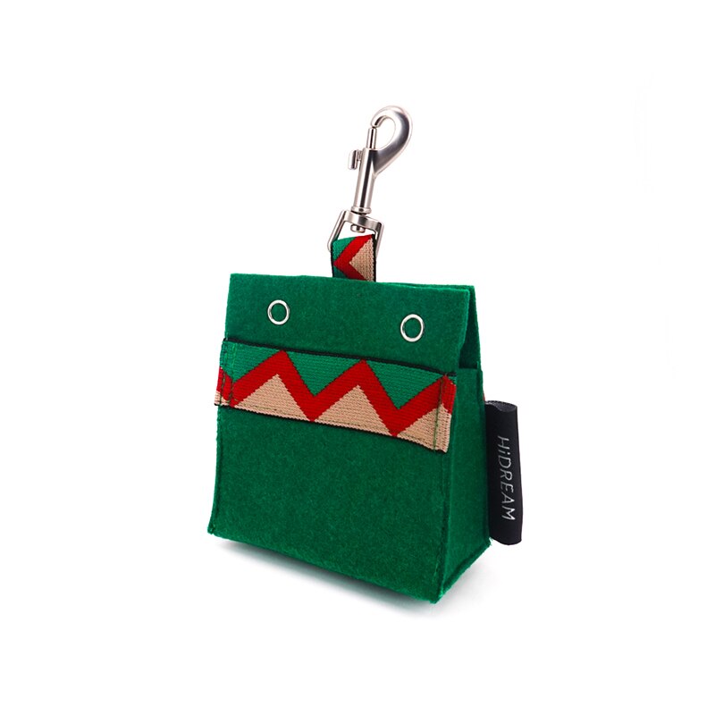 Hidream-Bolsa para popó portátil para mascotas, Bolsa para popó principal de Protección Ambiental para caminar al aire libre, gatos y perros: Youth Green