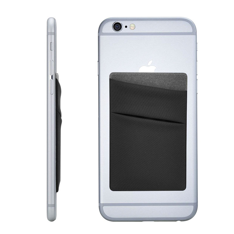 1 Stck Lycra Elastischen praktisch Brieftasche fallen Kredit Ich würde Karte Halfter Tasche Stock Auf Klebstoff Für iPhone Xiaomi Huawei abdeckung Beutel