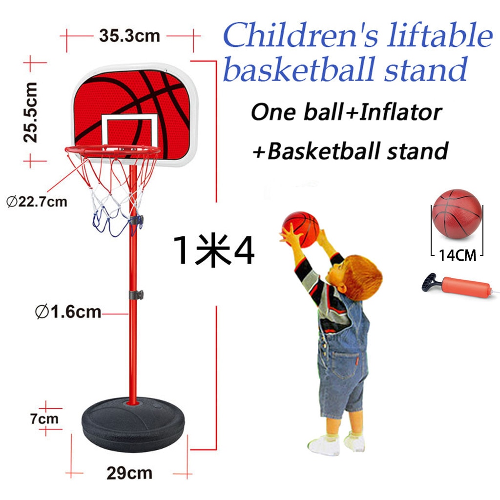 Liftable Indoor Cardboard Shooting Toys Children's basketballs hoop Adjustable Portable Outdoor Baby Kids Play Sets