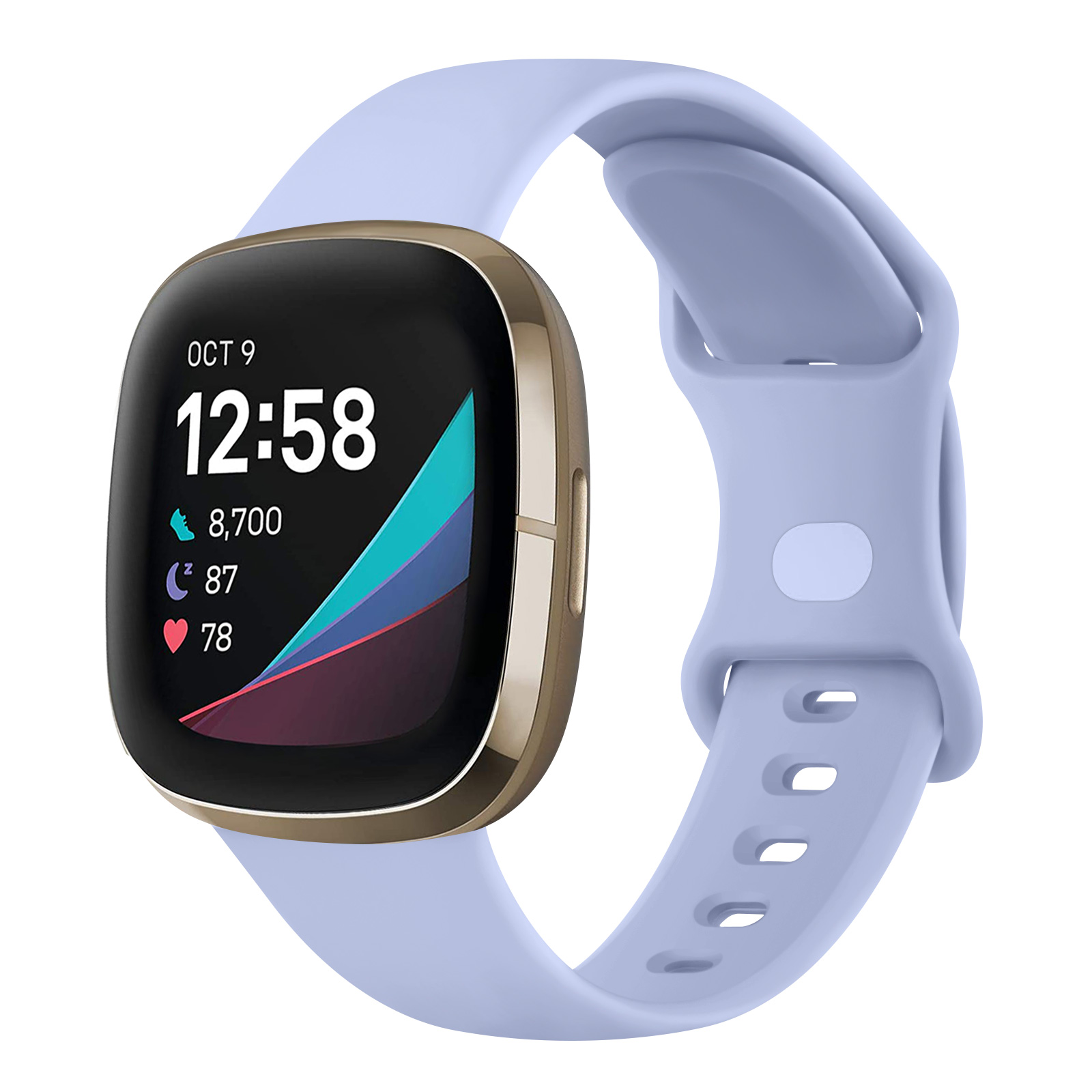Silikonarmband für Fitbit Versa 3 Versa 4 Armband Armband für Fitbit Sense/Sense 2 Correa Armband Smartwatch Zubehör: S / Rose pink