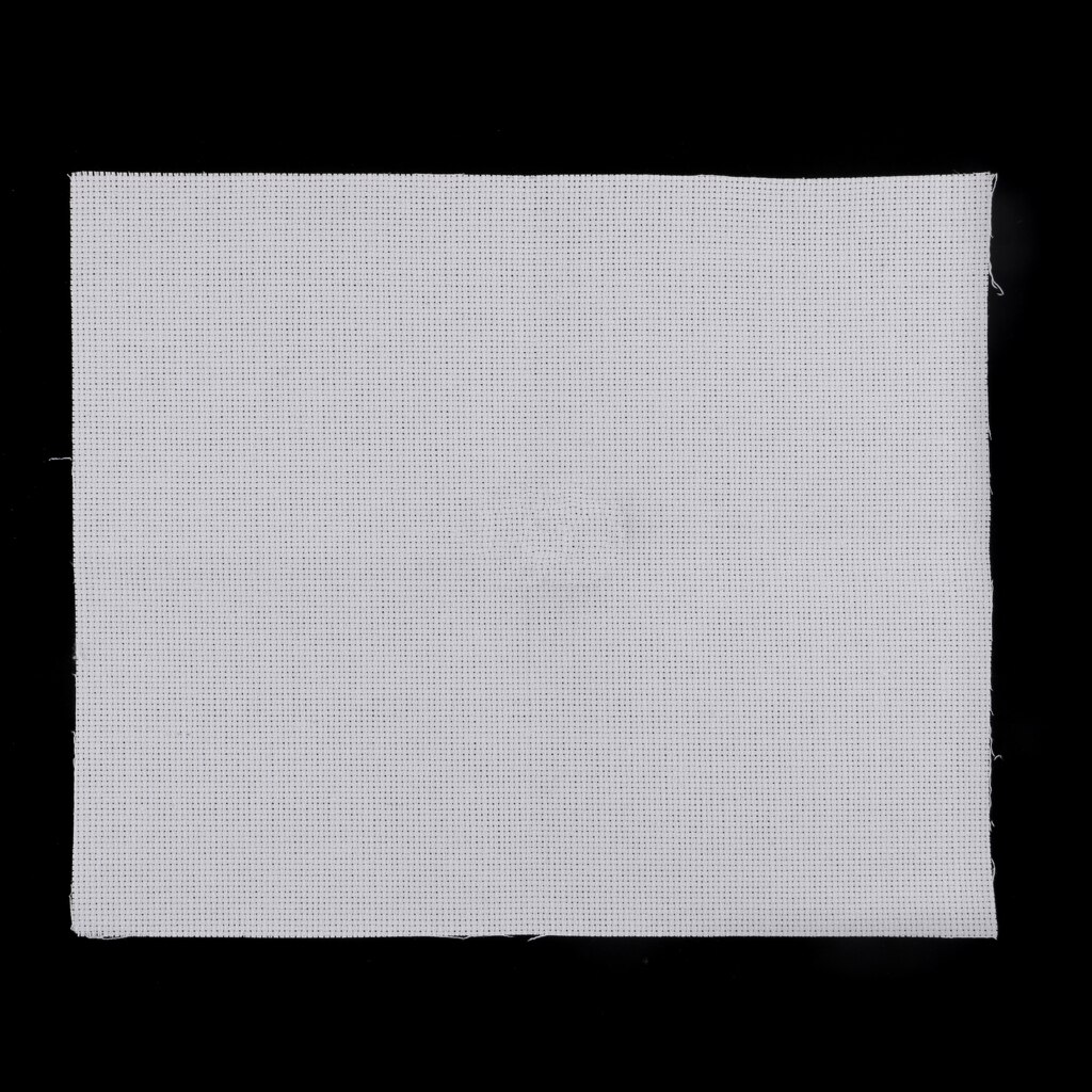 30x25cm White 14 Count Cross Stitch Cloth Aida Fabric Hand Embroidery Cloth Grandado