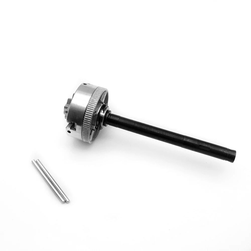 Self-Centering Steel Lathe Chuck There/Four Jaw Woodworking Chuck Connecting Rod Tough Easily Carrying Lightweight Tool