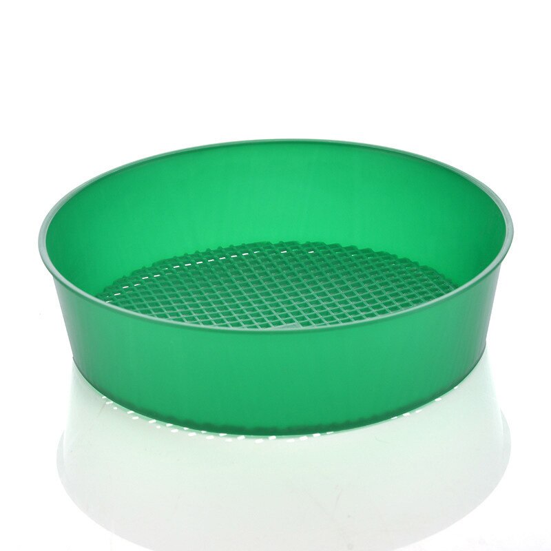 5Pcs Green Plastic Garden Soil Sieve for Compost Soil Stone Mesh Gardening Tool Soil Sieve Knit Sieve
