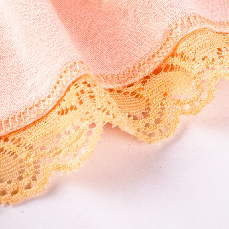 5pcs/lot Young Girls Students Bra Solid Cotton Purbery Children Lace Underwear Kids Vest Bras Teenage Underclothes