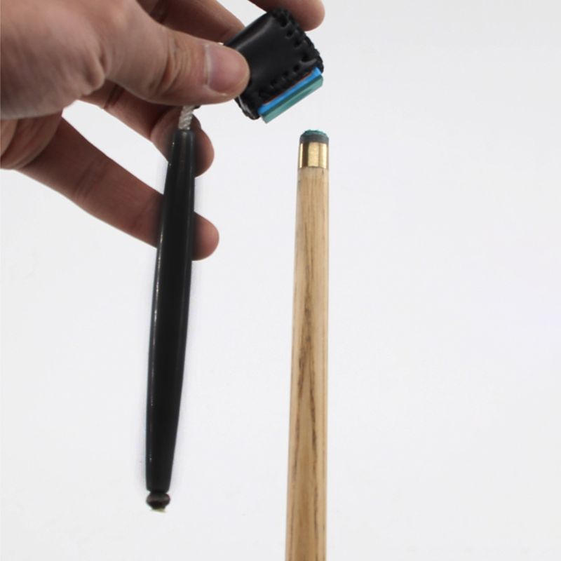 Pu Biljart Bal Pool Cue Krijt Houder Pen Leuke Slip-In Keu Chalker Pocket Draagbare Professionele Snooker accessoire