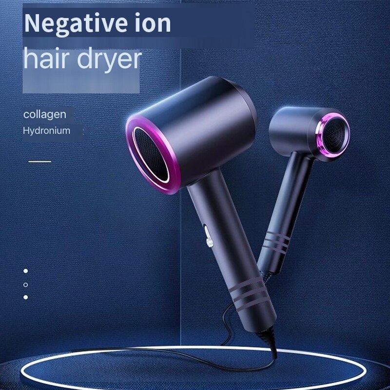 Negative Ion Hair Dryer High Speed Hair Dryer Temperature Control Household Hair Dryer Cold and Air Drying Machine