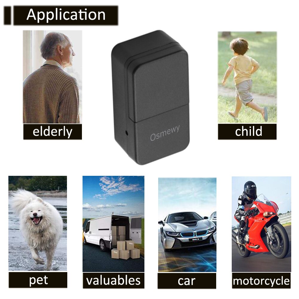Bärbara mini gps-spårare magnetiskt fordon bil husdjur spårningssökare ingen månadsavgift spårningsapp smart fjärrkontrollenhet