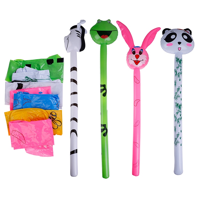 Cartoon Inflatabel Animal 1PC Long Inflatable Hammer No wounding Stick Baby Children Toys