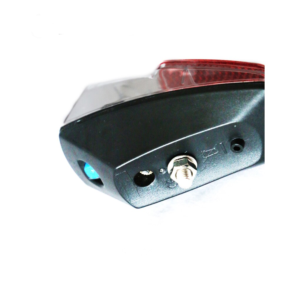 Fender Bike Light Battery LED Mount on the Mudguard Bicycle Rear Light Taillight Red Plastic Safe Warning lamp Bicycle Taillight