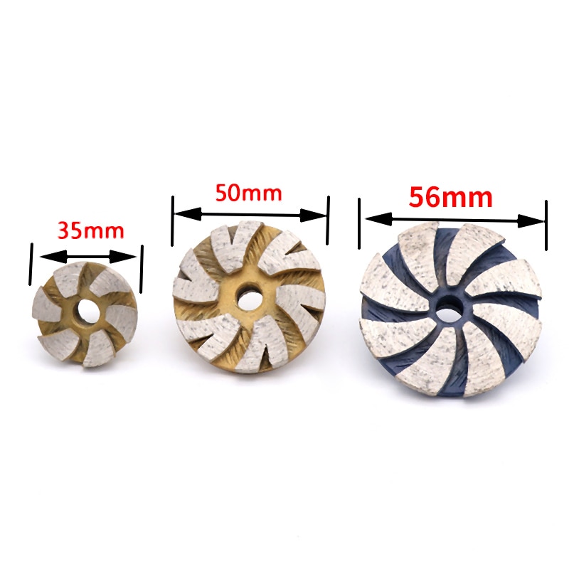 1Pcs 35mm Diamond Dry Grinding Wheel Disc Bowl Shape Concrete Masonry Granite Marble Stone Angle Grinder Dedicated Tools