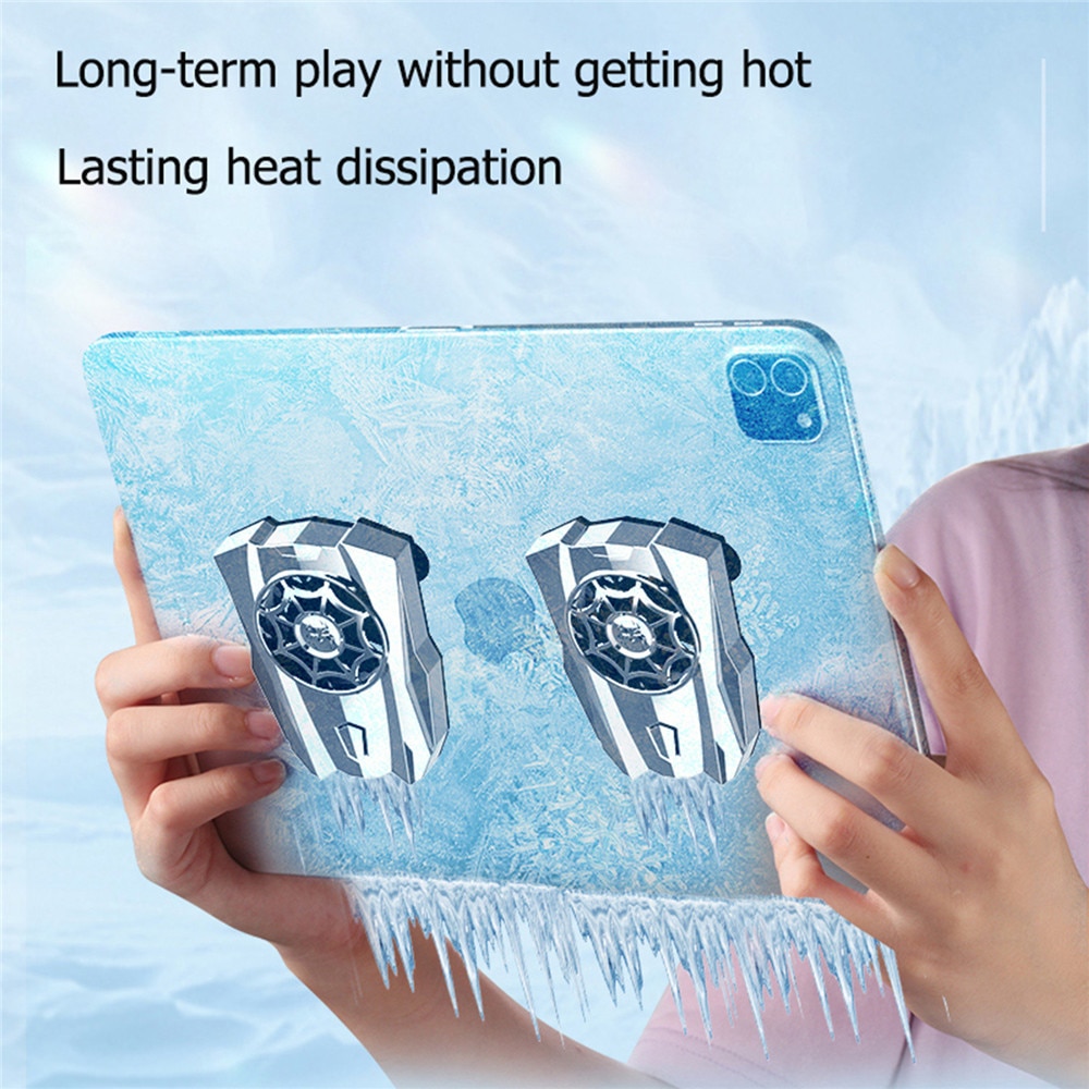 Portable Cooling Fan Game Mobile Phone Cooler USB Powered Cell Phone Radiator Snap-on Cooling Tool For iPhone Android