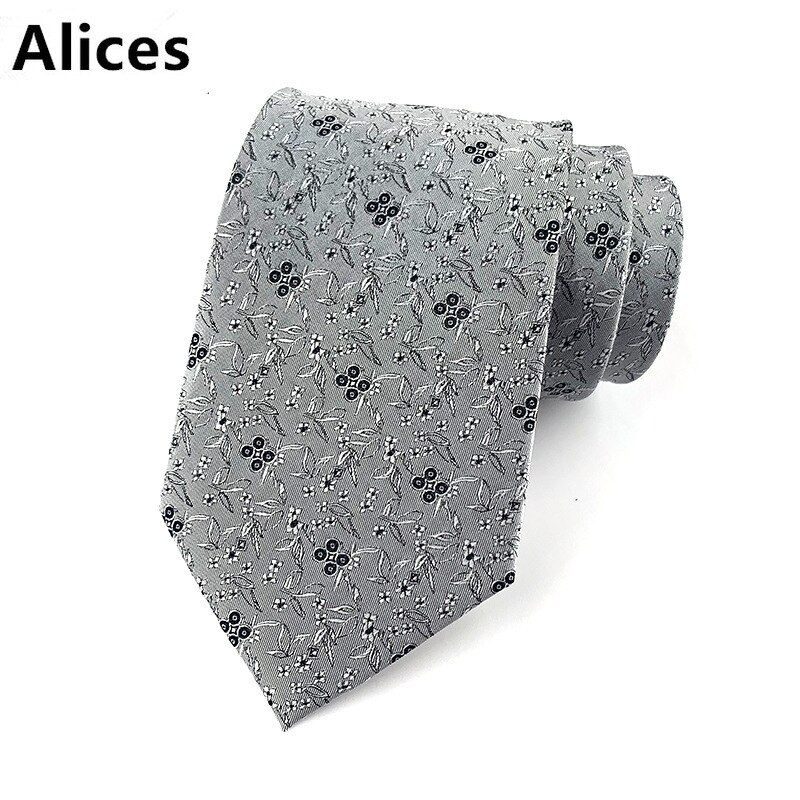100% Silk Men's Ties 9cm Business Blue Leisure Wedding Groom Neckwear Necktie Formal Gravata Father's Day
