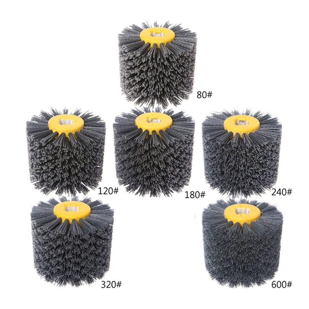 1 Pcs Various Specifications Nylon Abrasive Wire Drum Polishing Wheel Electric Brush For Woodworking Metalworking
