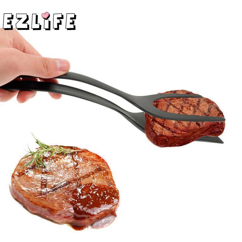 1pc ikke-pinne stekte egg dreiere silikon matlaging turner brød tang matlagingsverktøy kjøkken multifunksjonelle redskaper lpf 7798 o7 k 5