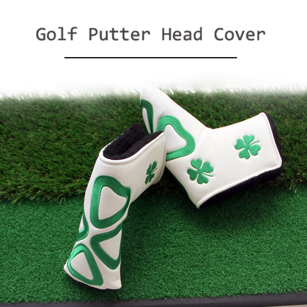 1Stck Golf Kopf Abdeckungen PU Verein Zubehör Golf Putter Abdeckung Headcover für Klinge Golf Verein Kopf Abdeckungen Zubehör