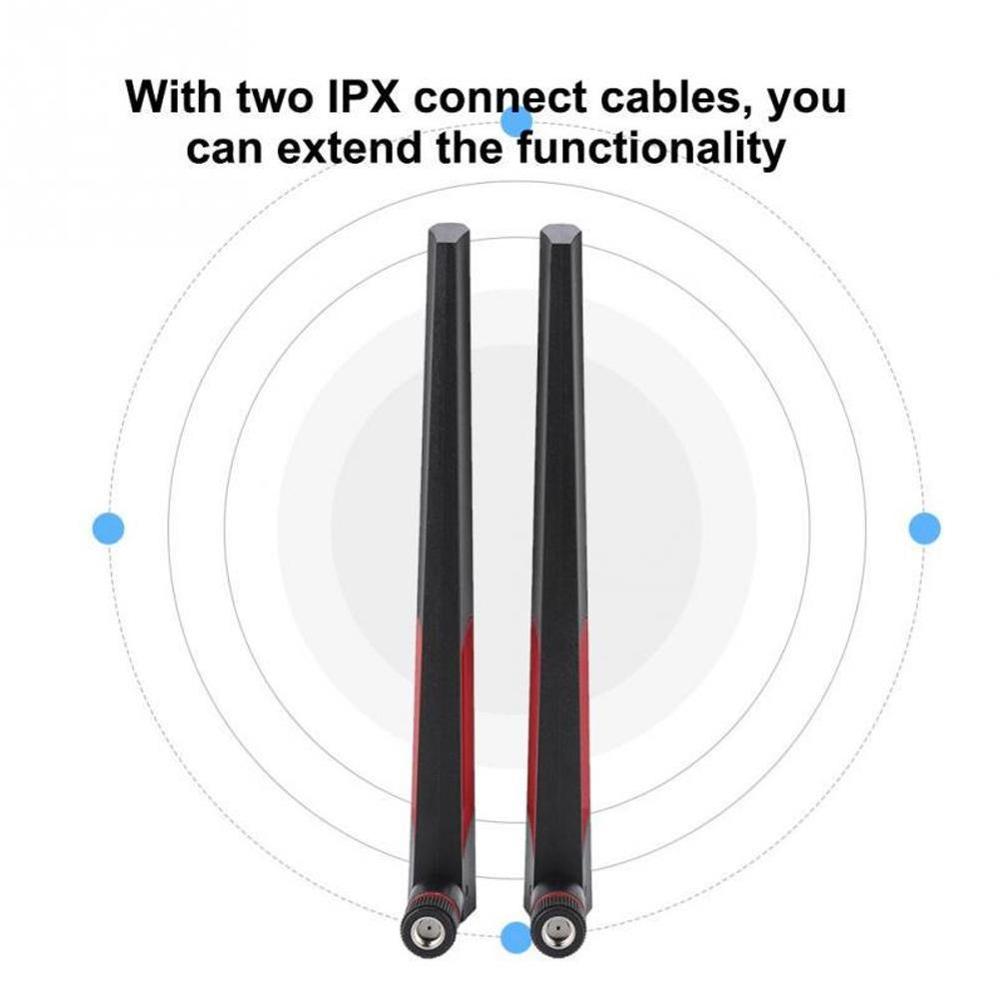 Nuovo 4pz WiFi antenna di RP-SMA Interfaccia con 8dBi 2.4G/5G doppio-gruppo musicale senza fili Wifi antenna per AC88U ASUS RT-AC68U EX6200 AC15