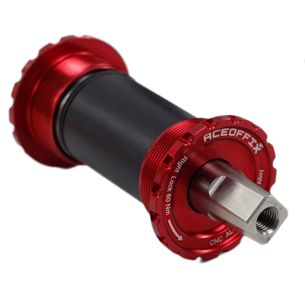 Aceoffix Titanium Bottom Bracket 119mm for Brompton 3SIXTY Floding Bike BSA Threaded Square Taper Bottom Bracket